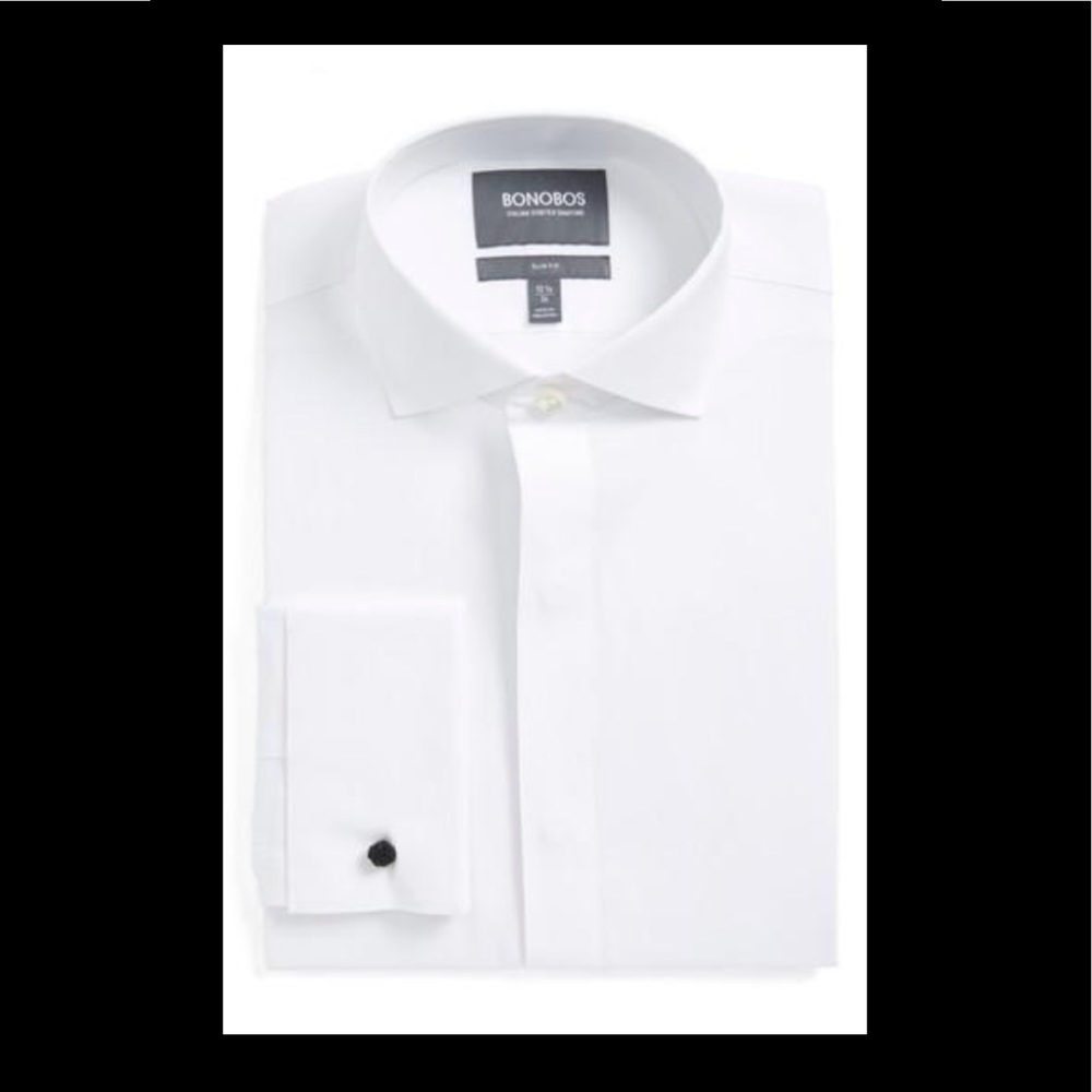 Bonobos Stretch Slim Fit Tuxedo Shirt
